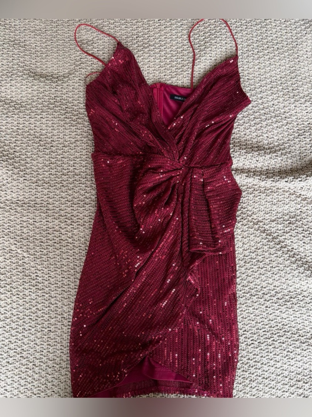 NWOT Red Sequin Dress